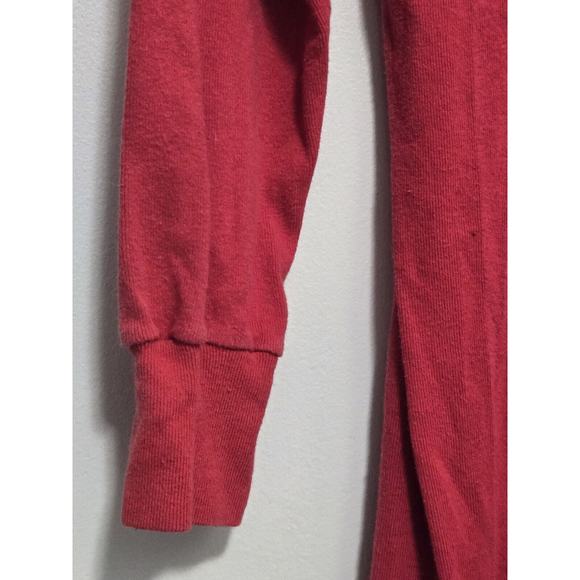 Vintage Indera One Piece Men's XL Red Button Butt Flap Longjohns 100% Cotton - Picture 6 of 11